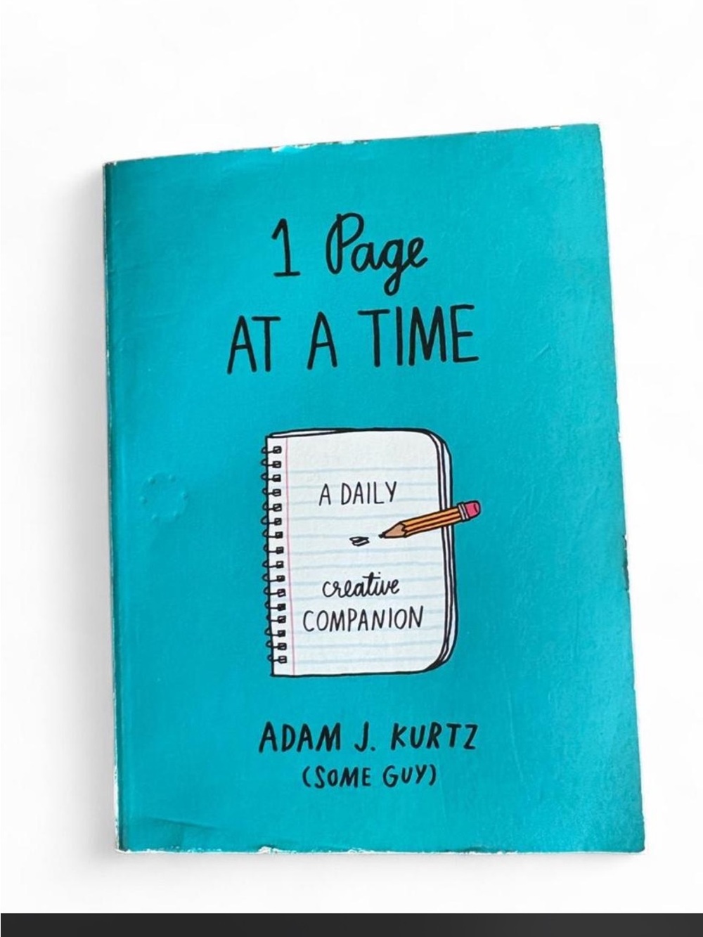 1 Page At A Time Daily Creative Companion Notebook - Teal